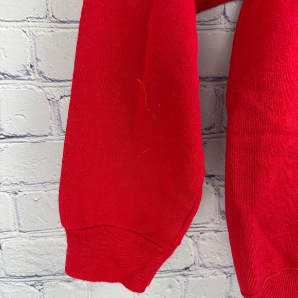 Vintage Teddy Bear Christmas Crew Neck Sweater Red Youth Medium 10/12 - Picture 7 of 9